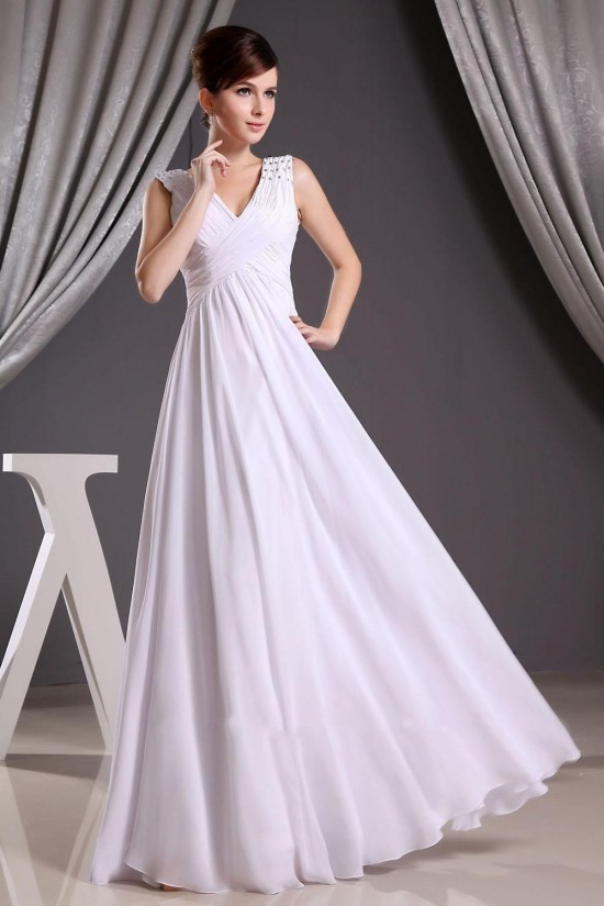 Sheath/Column Floor Length Beaded Straps Bridal Wedding Dress WD010244 Sheath/Column Floor Length Beaded Straps Bridal Wedding Dress WD010244