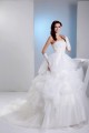 Ball Gown Strapless Court Train Bridal Wedding Dress WD010245
