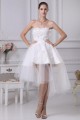 Short/Mini Applique Tulle Bridal Wedding Dress WD010252