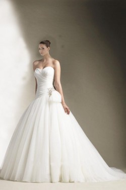 Ball Gown Sweetheart Court Train Bridal Wedding Dress WD010253