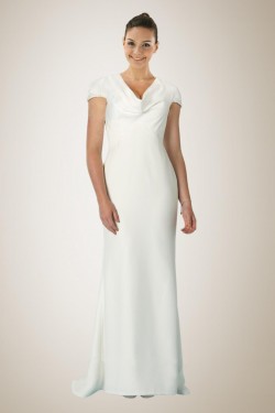 Trumpet/Mermaid Short Sleeves Bridal Gown WD010257