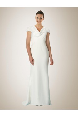 Trumpet/Mermaid Short Sleeves Bridal Gown WD010257