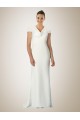 Trumpet/Mermaid Short Sleeves Bridal Gown WD010257