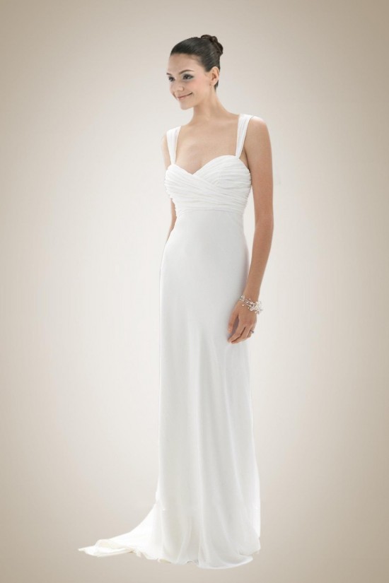 Sheath/Column Chiffon Bridal Gown WD010265 Sheath/Column Chiffon Bridal Gown WD010265