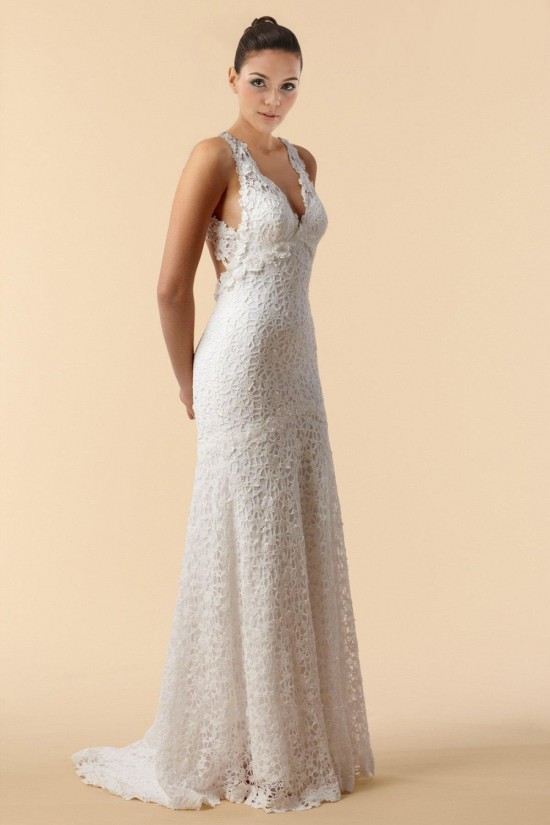 Sexy Lace V-neck Bridal Gown WD010267 Sexy Lace V-neck Bridal Gown WD010267