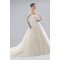 Elegant A-line 3/4 Sleeves Lace Beaded Bridal Gown WD010272