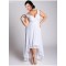 High Low Straps Lace Plus Size Bridal Gown WD010277