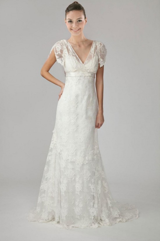 Trumpet/Mermaid V-neck Lace Bridal Wedding Dresses WD010281 Trumpet/Mermaid V-neck Lace Bridal Wedding Dresses WD010281