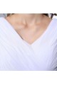 A-line V-neck Short Sleeves Short Chiffon Bridal Wedding Dresses WD010284