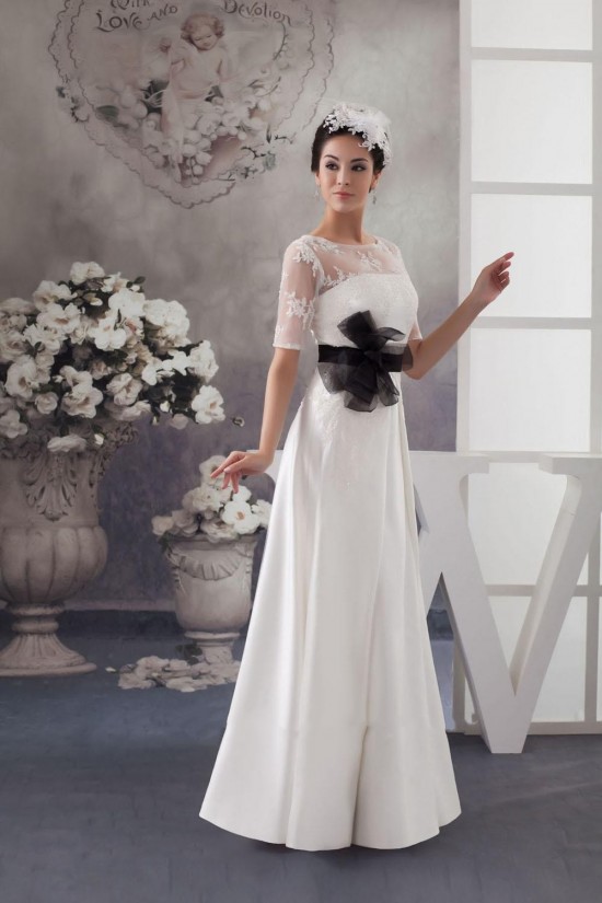 A-line Short Sleeves Bridal Wedding Dresses WD010294 A-line Short Sleeves Bridal Wedding Dresses WD010294