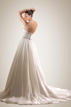A-line Sweetheart Beaded Bridal Wedding Dresses WD010299