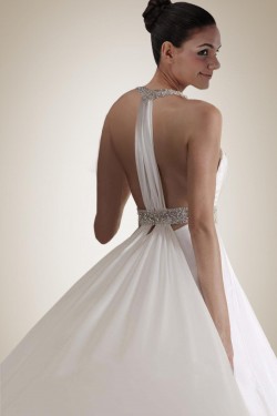 Sexy A-line Beaded Bridal Wedding Dresses WD010300