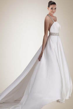 Sexy A-line Beaded Bridal Wedding Dresses WD010300