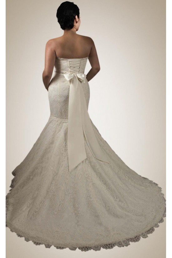 Trumpet/Mermaid Plus Sizes Sweetheart Lace Bridal Wedding Dresses WD010301 Trumpet/Mermaid Plus Sizes Sweetheart Lace Bridal Wedding Dresses WD010301