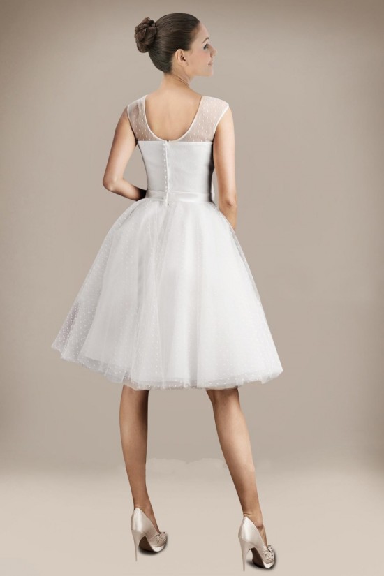 A-line Short Bridal Wedding Dresses WD010302