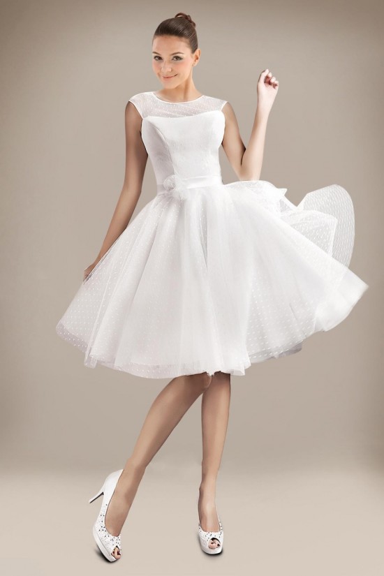 A-line Short Bridal Wedding Dresses WD010302