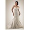 Trumpet/Mermaid Sweetheart Beaded Plus Size Bridal Wedding Dresses WD010307