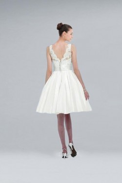 A-line Short Lace Bridal Wedding Dresses WD010317