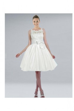 A-line Short Lace Bridal Wedding Dresses WD010317
