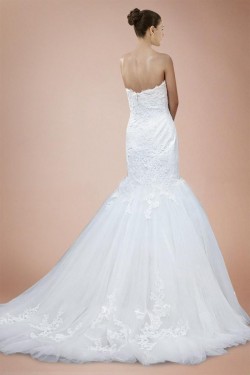 Trumpet/Mermaid Sweetheart Lace Bridal Wedding Dresses WD010323