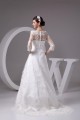 A-line Off the Shoulder 3/4 Sleeves Lace Bridal Wedding Dresses WD010327 A-line Off the Shoulder 3/4 Sleeves Lace Bridal Wedding Dresses WD010327