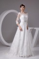 A-line Off the Shoulder 3/4 Sleeves Lace Bridal Wedding Dresses WD010327 A-line Off the Shoulder 3/4 Sleeves Lace Bridal Wedding Dresses WD010327