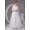 A-line Off the Shoulder 3/4 Sleeves Lace Bridal Wedding Dresses WD010327