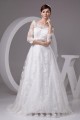 A-line Off the Shoulder 3/4 Sleeves Lace Bridal Wedding Dresses WD010327 A-line Off the Shoulder 3/4 Sleeves Lace Bridal Wedding Dresses WD010327