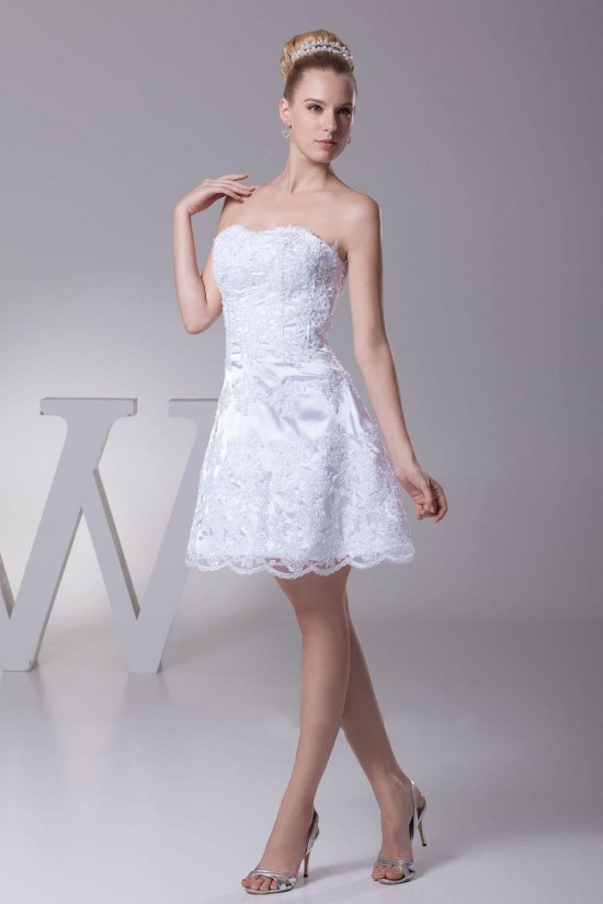 A-line Short/Mini Bridal Wedding Dresses WD010334 A-line Short/Mini Bridal Wedding Dresses WD010334