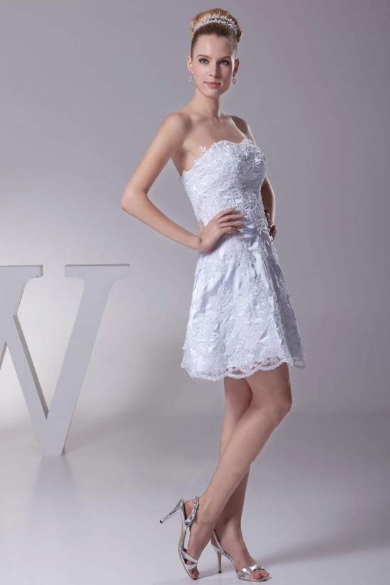 A-line Short/Mini Bridal Wedding Dresses WD010334