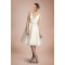 A-line V-neck Short Bridal Wedding Dresses WD010339