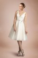 A-line V-neck Short Bridal Wedding Dresses WD010339