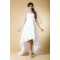 High Low Simple Bridal Wedding Dresses WD010354