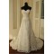 A-line Sweetheart Court Train Lace Bridal Wedding Dresses WD010357