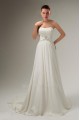 A-line Strapless Sweep Train Chiffon Bridal Wedding Dresses WD010359 A-line Strapless Sweep Train Chiffon Bridal Wedding Dresses WD010359