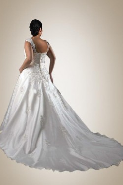 A-line Straps Lace Plus Sizes Bridal Wedding Dresses WD010367