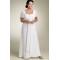 Sheath/Column Chiffon Plus Size Bridal Wedding Dresses WD010370