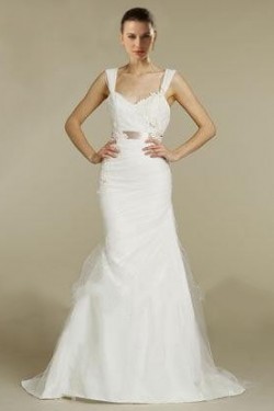 Trumpet/Mermaid Court Train Straps Bridal Wedding Dresses WD010372