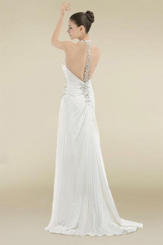 Elegant Sheath/Column Bridal Wedding Dresses WD010377 Elegant Sheath/Column Bridal Wedding Dresses WD010377