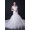 Trumpet/Mermaid Beaded Lace Bridal Wedding Dresses with one and a half meters Train WD010388