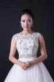 Ball Gown Beaded Appliques Bridal Wedding Dresses WD010391