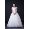 Ball Gown V-neck Beaded Bridal Wedding Dresses WD010393