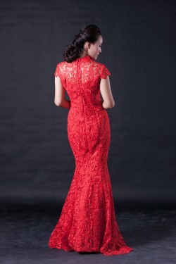 Trumpet/Mermaid Lace Bridal Wedding Dresses WD010397