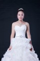 Ball Gown Sweetheart Beaded Cathedral Train Bridal Wedding Dresses WD010398