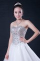 A-line Sweetheart Beaded Cathedral Train Bridal Wedding Dresses WD010399