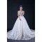 A-line Sweetheart Beaded Cathedral Train Bridal Wedding Dresses WD010399
