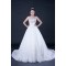 A-line Strapless Beaded Bridal Wedding Dresses WD010401