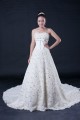 A-line Strapless Beaded Flowers Bridal Wedding Dresses WD010404 A-line Strapless Beaded Flowers Bridal Wedding Dresses WD010404