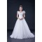 Ball Gown Off the Shoulder Beaded Lace Bridal Wedding Dresses WD010407