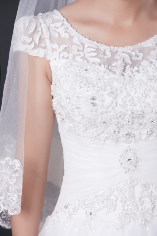 A-line Beaded Lace Bridal Wedding Dresses WD010411 A-line Beaded Lace Bridal Wedding Dresses WD010411